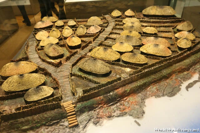 Model of a Viking Settlement at the National Museum of Ireland