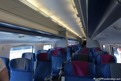 Inside the High Speed Train to Toledo