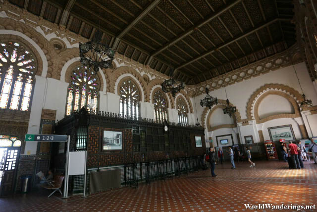 Inside the Toledo Railway Station