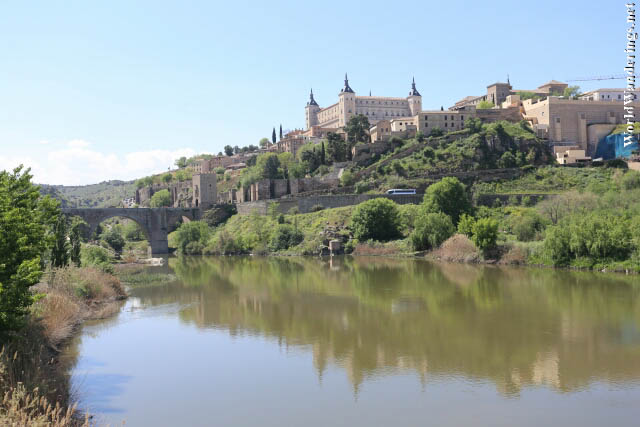 Alcazar de Toledo from the Rio Tajo