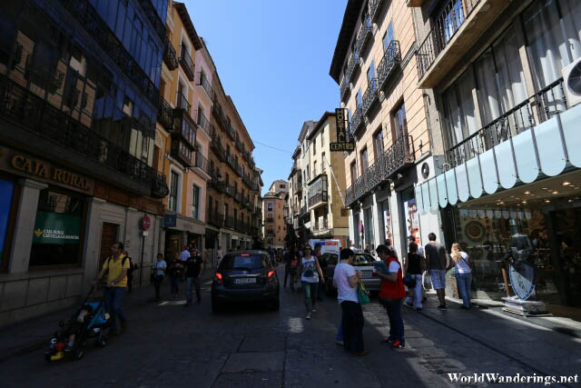 Shops Line the Streets of the Historic City of Toledo