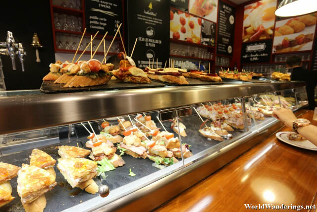 Pick and Choose What Pinchos You Want at Lizarran