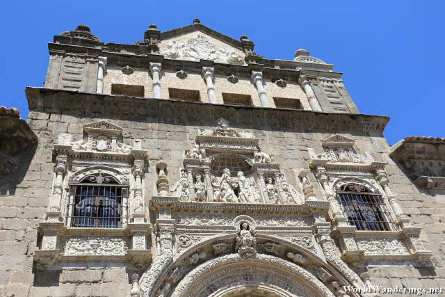 Impressive Facade of Museo de Santa Cruz at the Historic City of Toledo