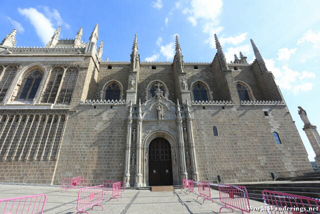 Entrance to the Monasterio de San Juan de los Reyes in the Historic City of Toledo