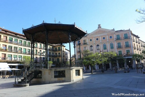 Small Pavilion at the Plaza Mayor of the Old Town of Segovia