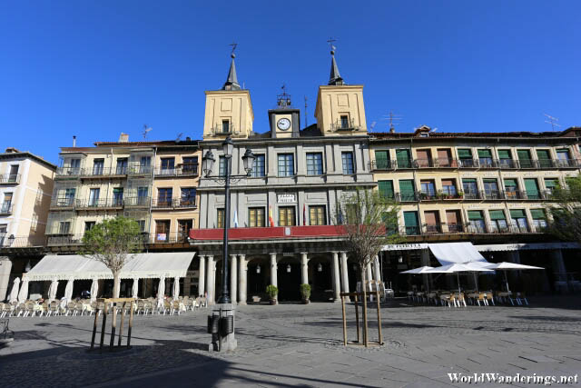 Ayuntamiento de Segovia at the Plaza Mayor