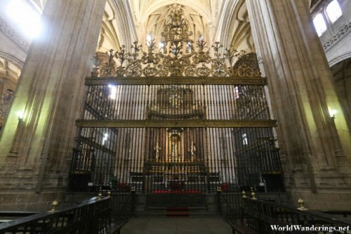 Altar Within the Enclosure at the Cathedral of Segovia