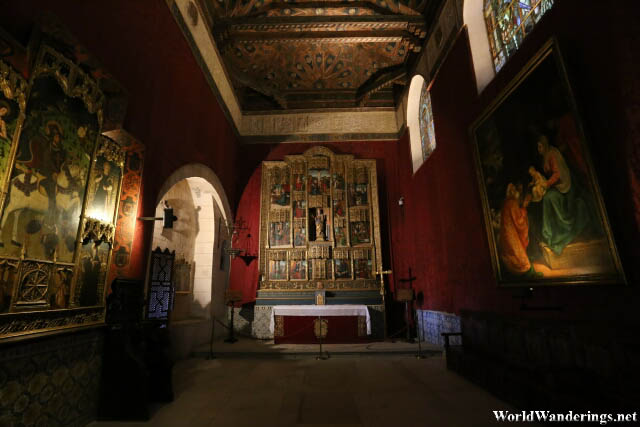 Personal Chapel at the Alcazar de Segovia