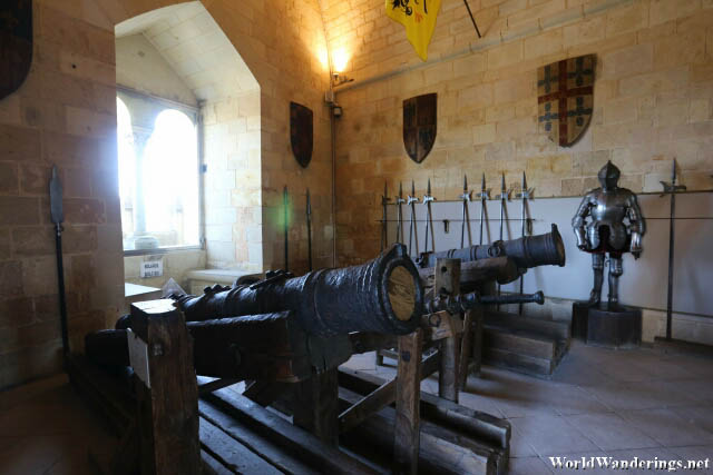 Cannons on Display at the Alcazar de Segovia