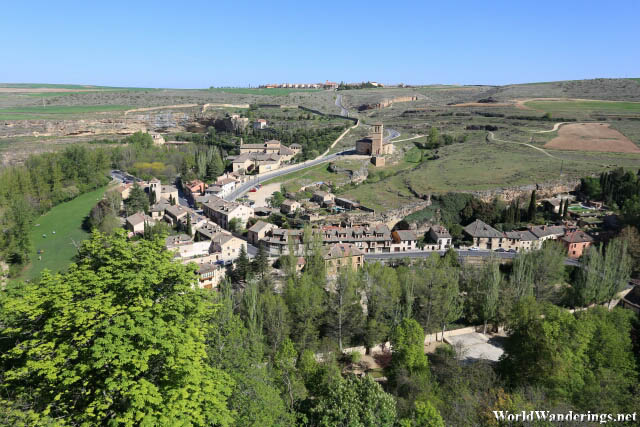 View of the Segovia Countryside from the Alcazar