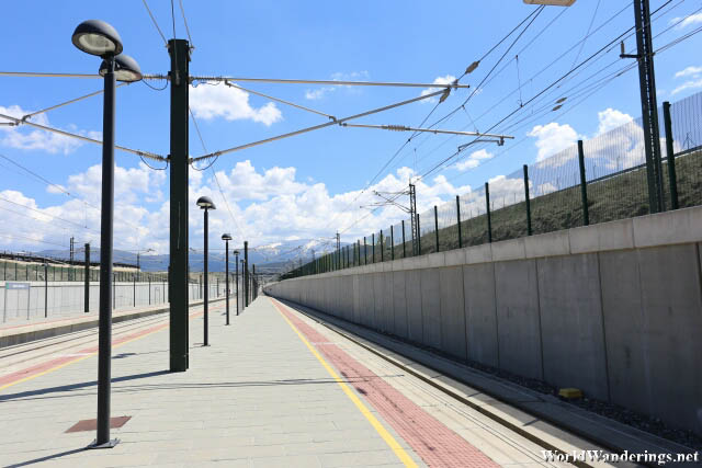 Empty Segovia Railway Station