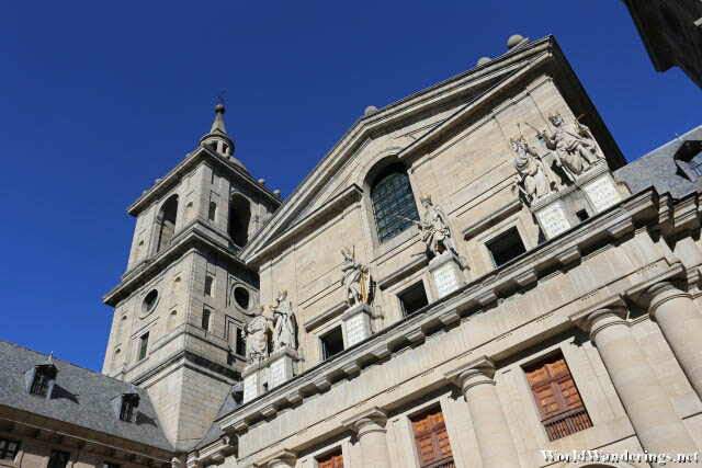 Close Look at the Basilica of San Lorenzo de Real at El Escorial