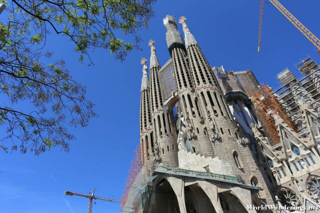 Sagrada Familia Under Construction