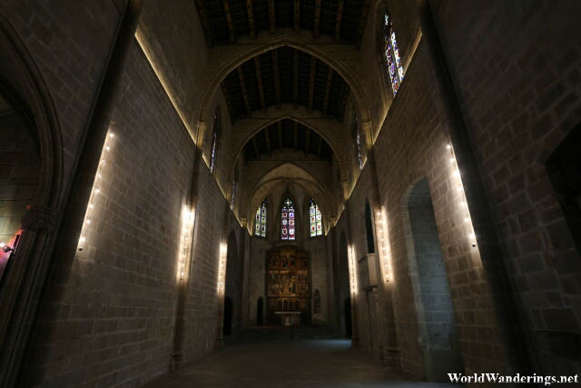 Inside a Chapel at Museu d'Història de la Ciutat of Barcelona