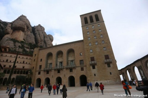 Main Monastery Building at Montserrat
