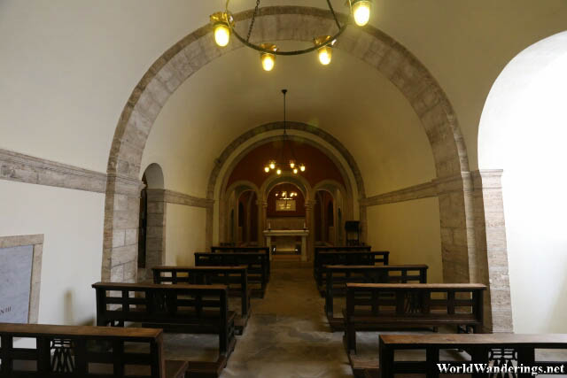 Very Quiet Chapel at the Santa Maria de Montserrat Basilica