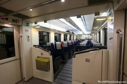 Inside the Train to Tarragona