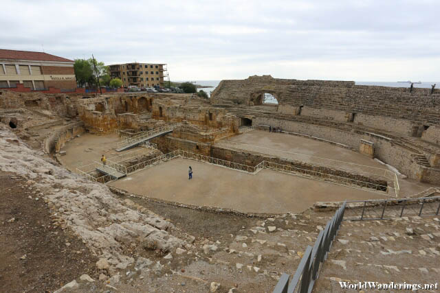 Inside the Roman Amphitheater at Tarraco