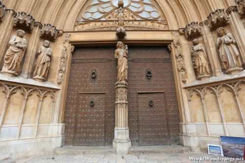 The Imposing Gate of the Cathedral of Tarragona