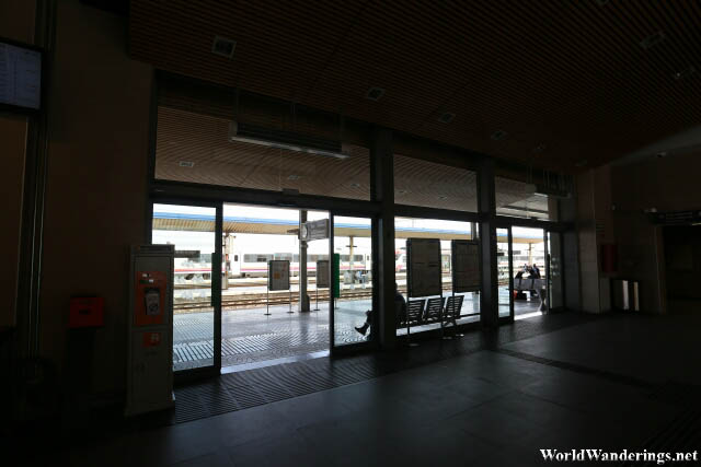 Waiting Inside the Tarragona Railway Station