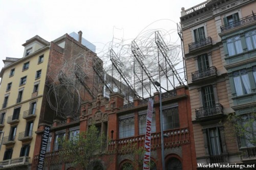 Art at a Building in Barcelona