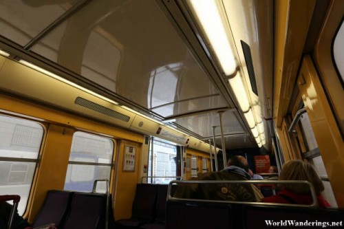 Inside the Commuter Train From Charles de Gaulle Airport to Paris