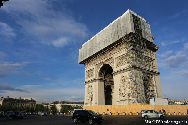 Arc de Triomphe at the Place Charles de Gaulle