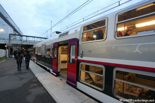 Double Decker Trains in Paris