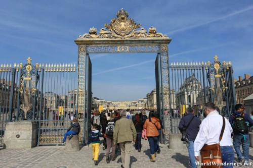 One of the Gates of the Palace of Versailles
