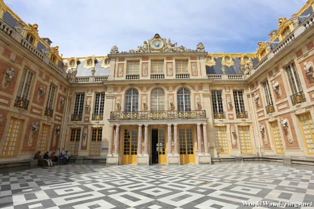 Close Up of the Chateau de Versailles