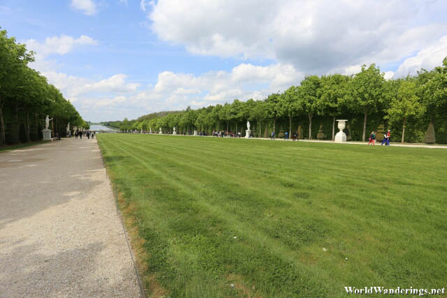 Walking Along the Gardens of Versailles