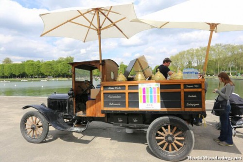 Ice Cream Truck at the Gardens of Versailles