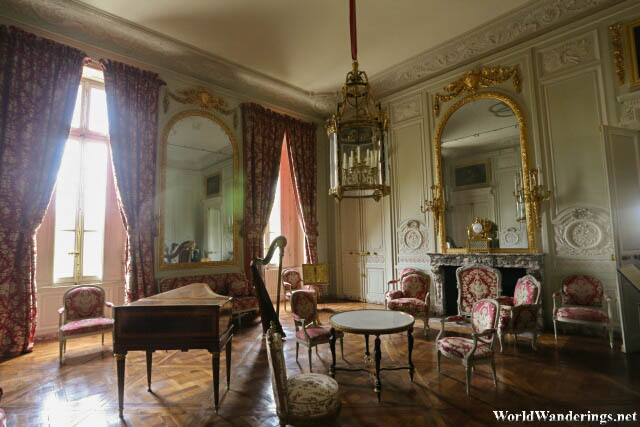 Beautiful Rooms at the Petit Trianon at the Palace of Versailles