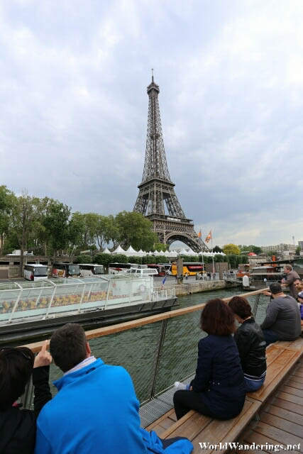 Eiffel Tower from the River Seine
