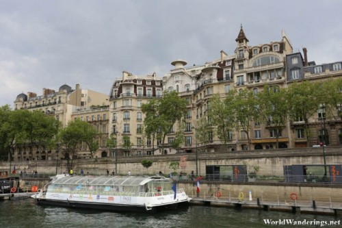 Beautiful Buildings Along the River Seine in Paris