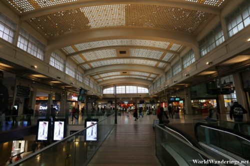 Modern Looking Gare de l'Est Metro Station in Paris