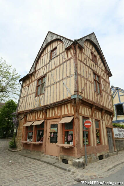 Charming French House at the Provins Town Square