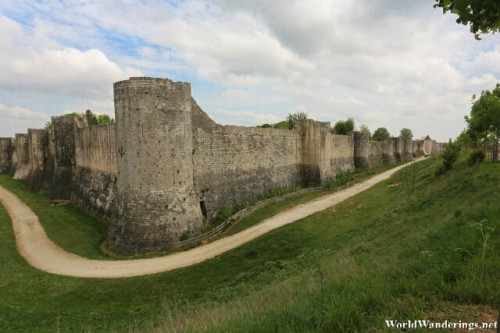 What is Left of the Walls of the Medieval Town of Provins