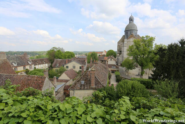 A view of the Town of Provins from the Caesar's Tower