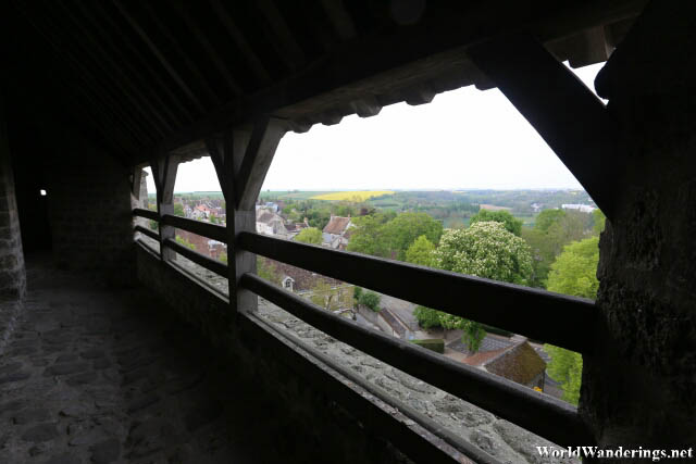 Look Out Point in the Caesar's Tower in the Medieval Town of Provins