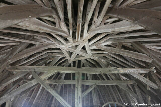 Complex Design of the Roof of the Caesar's Tower in the Medieval Tower of Provins