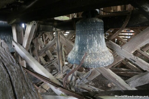 Bell of Saint-Quiciace Collegiate Church in the Caesar's Tower in Provins