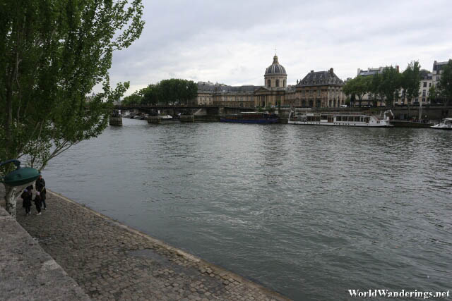 Walking Along the River Seine in Paris