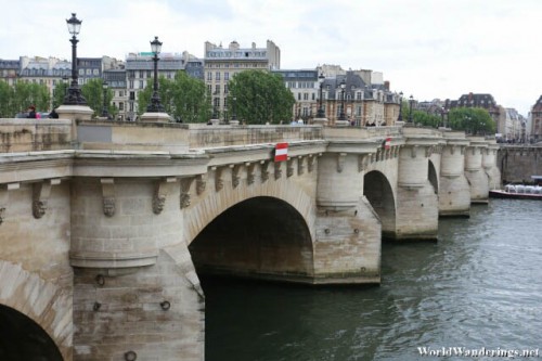 The Pont Neuf on the River Seine