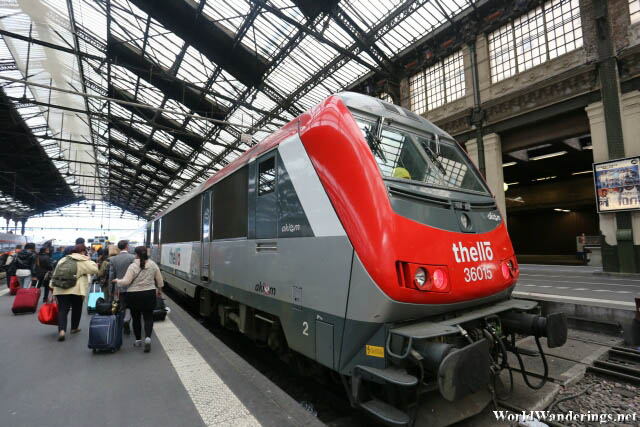 Our Thello Train from Paris to Venice