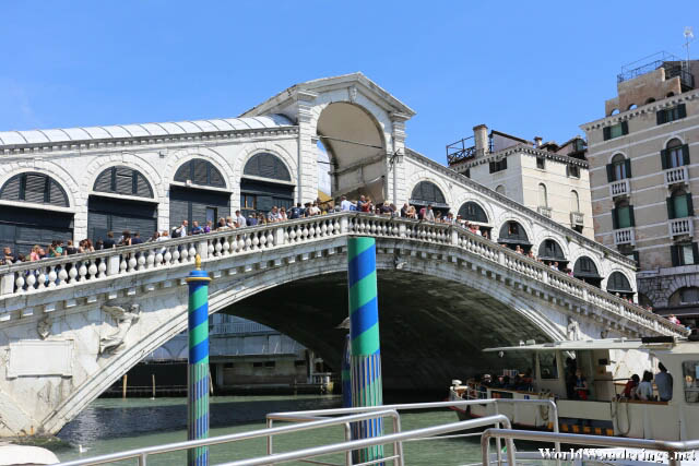 Rialto Bridge on the Grand Canal in Venice
