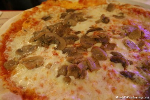 Pizza at Gino's Pizzeria in Venice