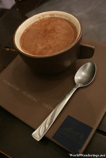 Delicious Hot Chocolate in Venice