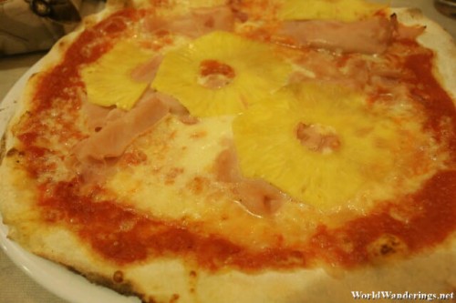 Hawaiian Pizza in Venice