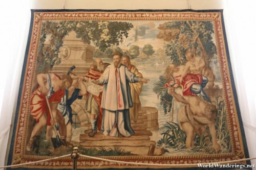 Large Tapestry at the Vatican Museum